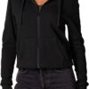 Amazon Essentials Women's French Terry Fleece Full-Zip Hoodie (Available in Plus Size)