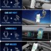 Wireless Car Charger, Fast Charging Phone Holder 3 in 1 Phone Mount Auto Clamping Car Accessories Compatible with iPhone 16 15 14 13 12 11 Xs XR, Samsung S23 Ultra S22 S21 S20/S10+ S9+ Note 9