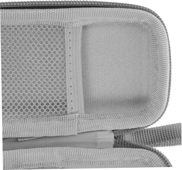 HOMSFOU Portable Hard Drive Case Shell Multi Purpose Cable Organizer Pouch for Data Cables and Accessories Travel Charger Bag for Electronics and Gadgets