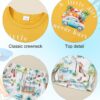 YUEMION Toddler Baby Boy Summer Outfit 1-5T Baby Boy Clothes Short Sleeve T-Shirts Top + Shorts 2Pcs Boy Clothing Casual Set