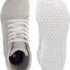 WHITIN Women's Wide High-Top Canvas Barefoot Sneakers | Minimalist Street-Ready Fit | Comfort-Forward Ankle Support