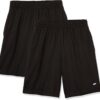 Amazon Essentials Men's Performance Tech Loose-Fit Lightweight Shorts (Available in Big & Tall), Pack of 2