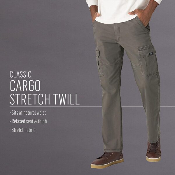 Wrangler Authentics Men's Relaxed Fit Stretch Cargo Pant