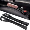 Car Seat Gap Filler with Organizer, 2PCS Universal Fit Car Side Seat Gap Filler for Car Storage and Stop Things from Dropping for Cars, SUVs, Truck