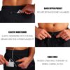 Pudolla Men’s 2 in 1 Running Shorts 5" Quick Dry Gym Athletic Workout Shorts for Men with Phone Pockets