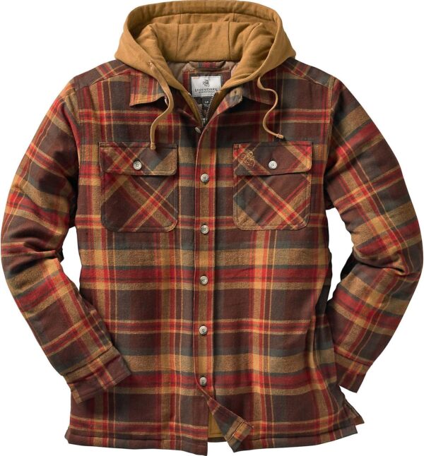 Legendary Whitetails Men's Maplewood Hooded Shirt Jacket