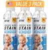 Messy Kids Stain Remover Spray - 3 Pack 4oz Laundry Spot Cleaner, Natural Stain Treater Spray for Baby Clothes, Toddler Clothing, Value-Size Solution for Food, Oil Stains, Great for Travel - 12 oz