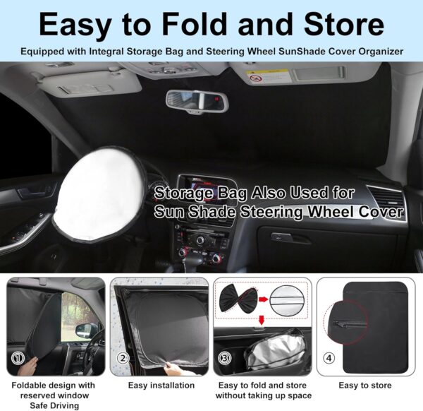 Window Shades for Subaru Forester 2014-2018 Accessories Car Side Full Windows Windshield Sun Shade Sun UV Rays & Privacy Protection for Camping,Napping,and Relaxing 8PCS