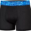 Hanes Boys' Big Performance Tween Boxer Brief Pack, X-Temp Mesh Stretch Underwear, Black, 6-Pack