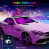 Interior Car Lights Keepsmile Car Accessories APP Control with Remote Music Sync Color Change RGB Under Dash Car Lighting with Charger 12V LED Lights Running Board Lights