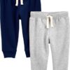 Simple Joys by Carter's Boys' 2-Pack Pull on Fleece Pants