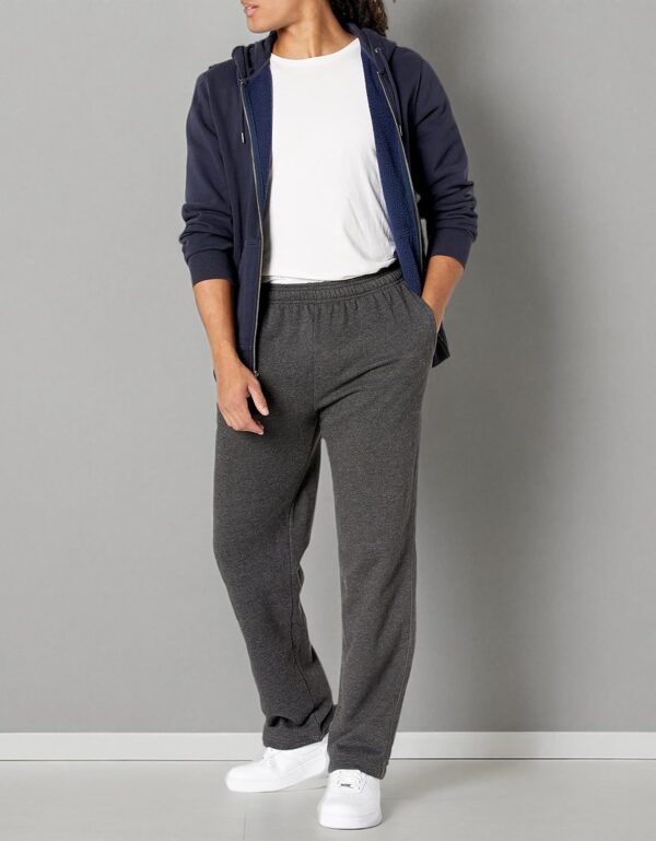 Amazon Essentials Men's Fleece Open Bottom Sweatpant (Available in Big & Tall)