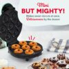 DASH Mini Donut Maker Machine for Kid-Friendly Breakfast, Snacks, Desserts & More with Non-stick Surface, Makes 7 Doughnuts - Aqua