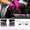 Roadside Emergency Car kit for Vehicles, with 4 in 1 Inflatable Car Vacuum Cleaner, Pink Jumper Cables, First Aid Kit, Tow Rope, Vehicle Road Trip Must Haves Pink Accessories for Women