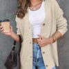 LILLUSORY Women Oversized Cardigan Sweater 2025 Fall Outfits Cloth Fashion V Neck Knit Button Front Casual Trendy Tops