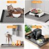 Waterproof Under Sink Mat 31" x 22" Cabinet Liner for Kitchen and Bathroom, Shelf and Counter Protector, Organizers and Storage, Silicone Drip Tray, Gadgets and Accessories