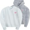 Reebok Girl's Sweatshirt Hoodies 2 Pack Sweatshirts Fashion Hoodie Crewneck Sweaters for Girls Sizes 7-16