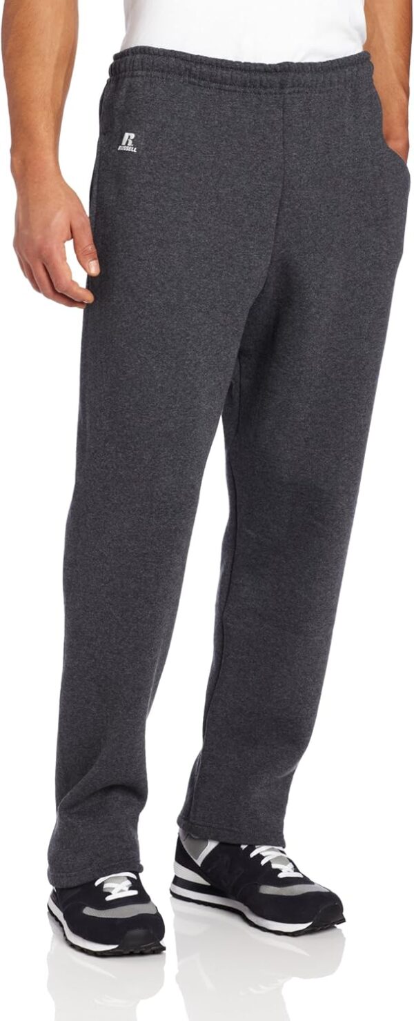 Russell Athletic Men's Dri Power Fleece Open Bottom Sweatpants with Pockets, Relaxed Fit, Moisture Wicking