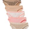 Amazon Essentials Women's Cotton Bikini Brief Underwear (Available in Plus Size), Multipacks