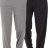 Fruit of the Loom Men's Extended Sizes Jersey Knit Sleep Pajama Lounge Pant (1 & 2 Packs)