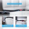 Car Seat Gap Filler Set of 2, Soft Foam Multifunctional Seat Side Gap Filler with Organizer & Hook Function, 3in1 Gap Stopper Universal Fit Car SUV Truck Fill The Gap Between Seat & Console