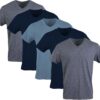 Gildan Men's V-Neck T-Shirts, Multipack, Style G1103