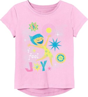 Disney Inside Out 2 Short Sleeve T-Shirt-Girls 4-16 Sizes