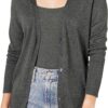 Amazon Essentials Women's Lightweight V-Neck Cardigan Sweater (Available in Plus Size)