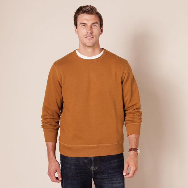 Amazon Essentials Men's Fleece Crewneck Sweatshirt (Available in Big & Tall)