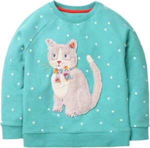 Bumeex Toddler Girl Sweatshirt Clothes Outfit,Cotton Crewneck Christmas Clothing