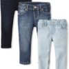 The Children's Place Baby and Toddler Girls' Basic Skinny Jeans, Multipack