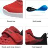 DREAM PAIRS Boys Girls Shoes Kids Tennis EZ-Ons MagicZips Athletic Running Walking Sneakers