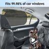 Cling Car Shades for Side Windows 19"x12"(4 Pack),Sun Shade for Car Window,Car Window Shades Can Blocks 99.98% UVR,Car Window Shade for Baby,Glare Shield Protection