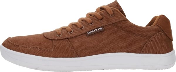 WHITIN Men's Wide Barefoot Shoes | Canvas Minimalist Sneakers | Zero Drop Sole