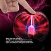 PowerTRC Plasma Ball, 3 inch Plasma Night Lamp, USB or Batter Powered Respond to Touch Plasma Globe, Party Props, Home Bedroom Decoration Christmas Novelty Gift for Kids