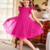 Arshiner Toddler Tutu Dress Little Girls Fluffy Summer Dresses Casual Party Tulle Sundress for Kids 2-6Y