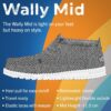 Hey Dude Men's Wally Mid | Men's Shoes | Men Slip-on Loafers | Comfortable & Light-Weight