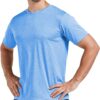 5 Pack Men's Dry Fit T Shirts Athletic Running Gym Workout Short Sleeve Tee Shirts for Men