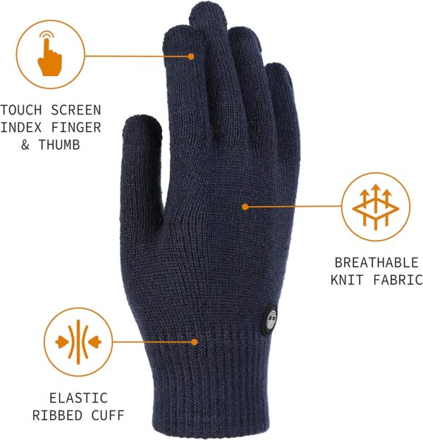 Timberland Men's Magic Glove with Touchscreen Technology