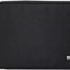 BUBM Double Layer Electronics Organizer/Travel Gadget Bag For Cables,Memory Cards,Flash Hard Drive and More,Fit For iPad Or Tablet(Up To 9.7")--Large, Black