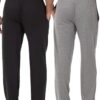 Fruit of the Loom Men's Extended Sizes Jersey Knit Sleep Pajama Lounge Pant (1 & 2 Packs)