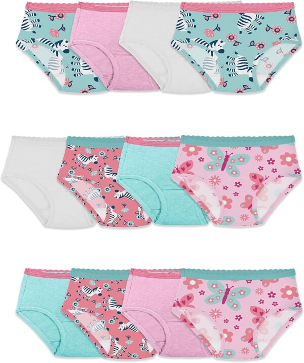 Fruit of the Loom Toddler Girls' Toddler Girls' Tag-free Cotton Underwear