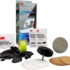 3M Ultra Headlight Restoration Kit, Contains Masking Tape, Light Sanding Discs, Wax Protectant and More, Use on Plastic Lenses Headlights, Taillights and More, Easy Heavy-Duty Restoration (39195)