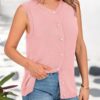 PRETTYGARDEN Sweater Vest Women Summer Tank Tops 2025 Sleeveless Button Down Trendy Clothes Business Casual Knit Outfits