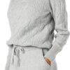 Amazon Essentials Women's Winter Sweater, Soft Touch Funnel Neck Cable Knit