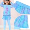 Kids 2 Piece Outfits Girls Stylish Tops Long Sleeve Fashion Sweatshirts and Sweatpants, Girls Clothes Set Size 4-9