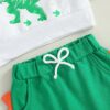 toddler baby boy dinosaur birthday outfit oversize crewneck sweatshirt pants set fast one tow 2nd birthday clothes 1-5Y