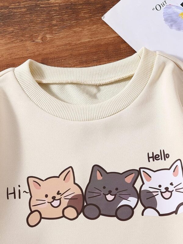 SOLY HUX Girl's Cute Graphic Crew Neck Sweatshirt Long Sleeve Pullover Tops T Shirt