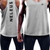 NELEUS Men's 3 Pack Dry Fit Y-Back Muscle Tank Top