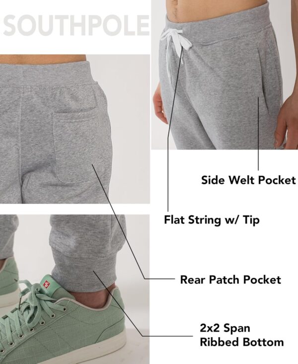 Southpole Men's 1570 Basic Active Fleece Jogger Sweatpants